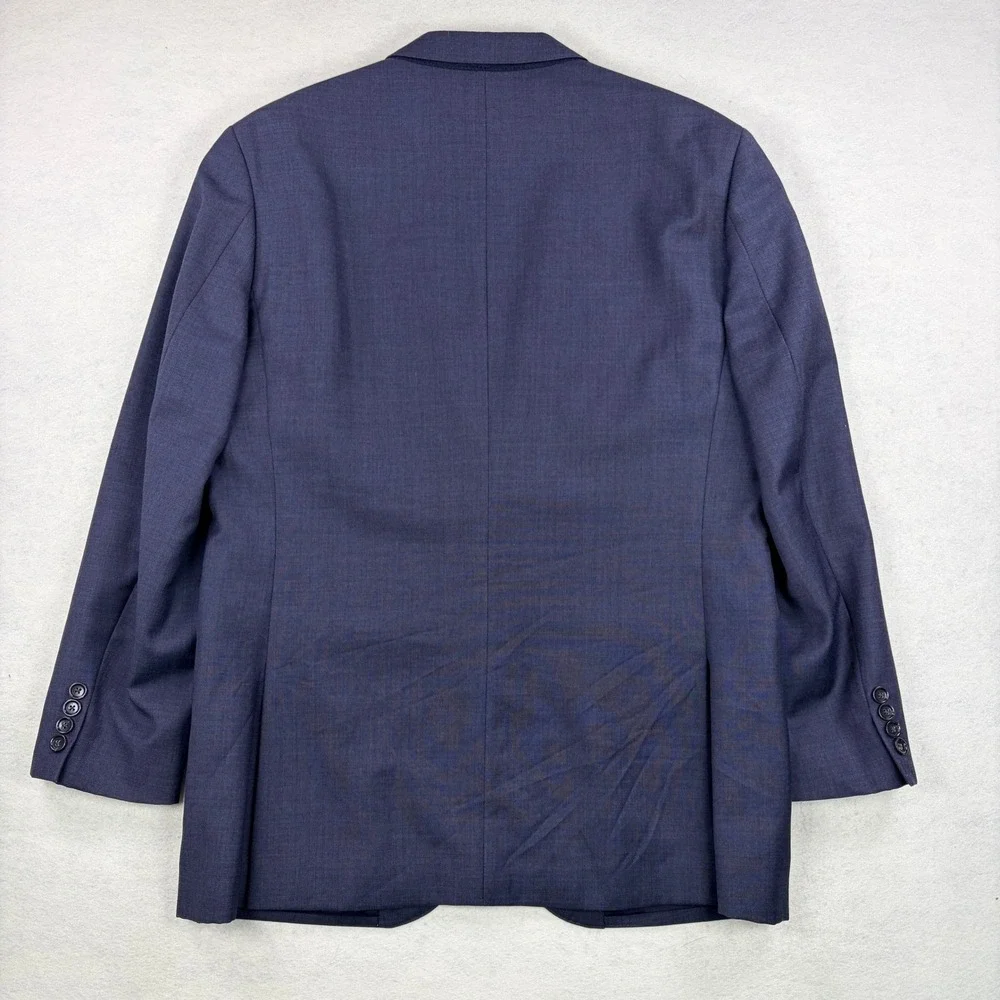 J.Crew Ludlow Sport Coat 42R Charcoal Gray Blue Tollegno Italian Wool Blazer